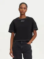 Koszulki i topy damskie - KARL LAGERFELD T-Shirt A3W17019 Czarny Boxy Fit - miniaturka - grafika 1