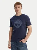 Koszulki męskie - Napapijri T-Shirt S-Mahsa NP0A4FZB Granatowy Regular Fit - miniaturka - grafika 1