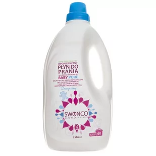 Swonco Płyn do prania Baby Pure 1500ml Swonco hipoalergiczny bezzapachowy SWO20 - Środki do prania - miniaturka - grafika 1