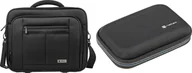 Torby na laptopy - Torba Natec Torba Natec Boxer 15.6" NTO-0392 + Etui na dysk twardy Krill 2 Czarne NET-2053 - miniaturka - grafika 1