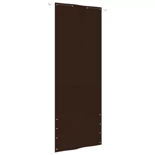 Lumarko Parawan balkonowy, czarny, 80x240 cm, tkanina Oxford - Markizy - miniaturka - grafika 1