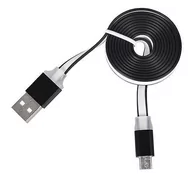 Kable USB - Kabel Slim Iphone 5/5S/5Se/6/6 Plus/Ipad Mini Czarny - miniaturka - grafika 1