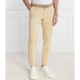 BOSS BLACK Spodnie chino Kaito1 Slim Fit stretch - Spodnie męskie - miniaturka - grafika 1