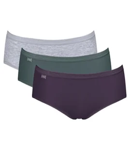 3 x Majtki damskie sloggi Basic+ Midi C3P-42 - Majtki damskie - miniaturka - grafika 1
