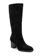 Kozaki damskie - Sixth Sens Kozaki w kolorze czarnym - miniaturka - grafika 1