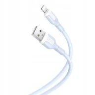 Kable USB - Kabel USB LIGHTNING NB212 1 m niebieski 2,1A BOX Przewód do ładowania Telefonu - miniaturka - grafika 1