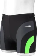 Kąpielówki męskie - Aqua-Speed Spodenki pływackie SASHA rozmiar L kol. 138 czarny/szary/zielony 44008 - miniaturka - grafika 1