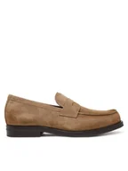 Mokasyny męskie - BOSS Mokasyny Dressletic 50546911 Beżowy - miniaturka - grafika 1