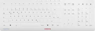 Klawiatury - Cherry CHERRY Stream klawiatura RF Bezprzewodowy + USB QWERTZ Niemiecki Biały JK-8552DE-0 - miniaturka - grafika 1