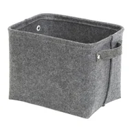 Kosze wiklinowe - Szary filcowy koszyk Compactor Felt Basket, 29x24 cm - miniaturka - grafika 1