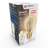 Systemy inteligentnych domów - Alpina - Inteligentna żarówka Wi-Fi trzonek E27 moc 4,9 W kolor biały ciepły - miniaturka - grafika 1