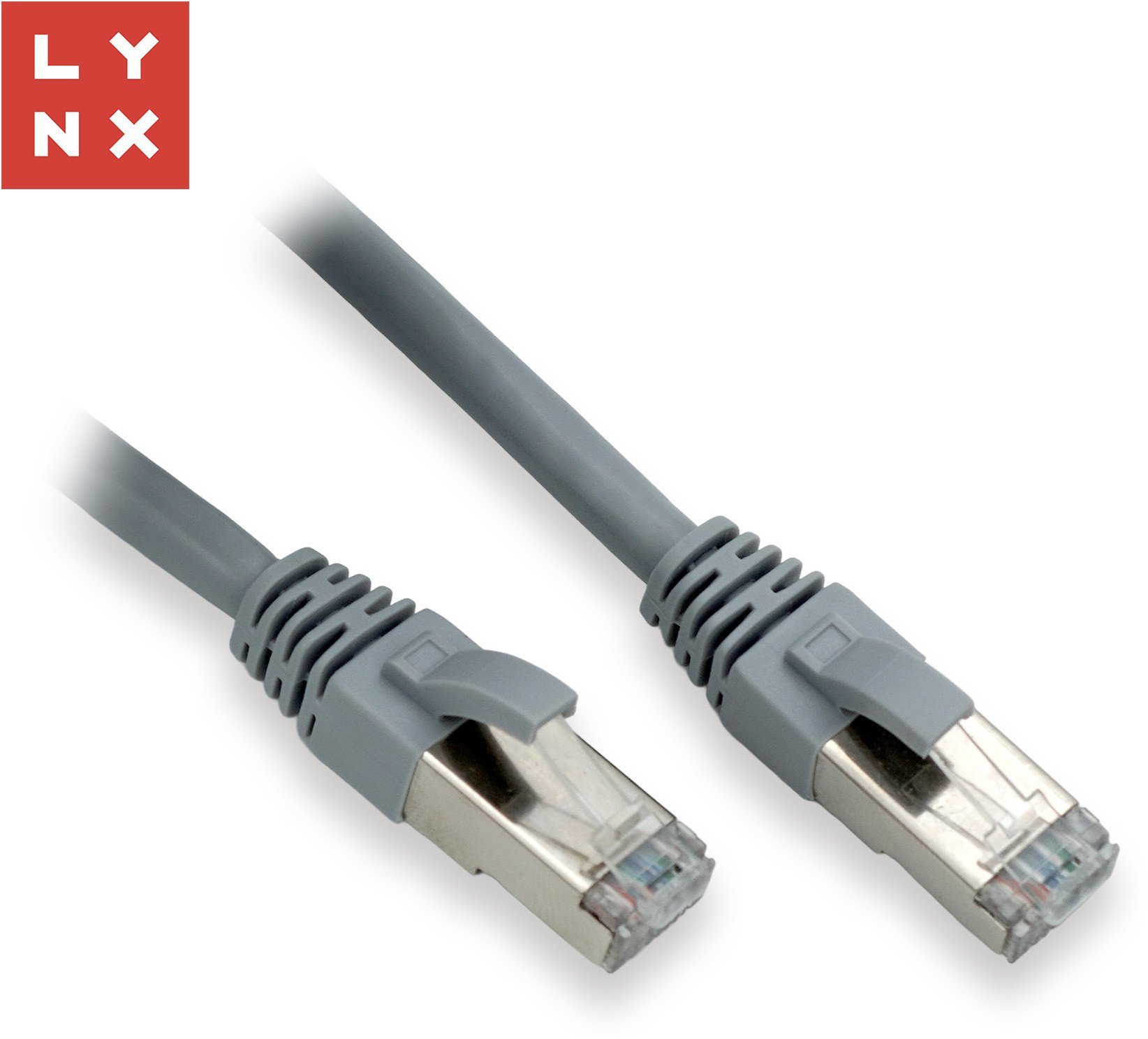 LYNX FTP patch kabel Cat6, PVC, 3m, šedý