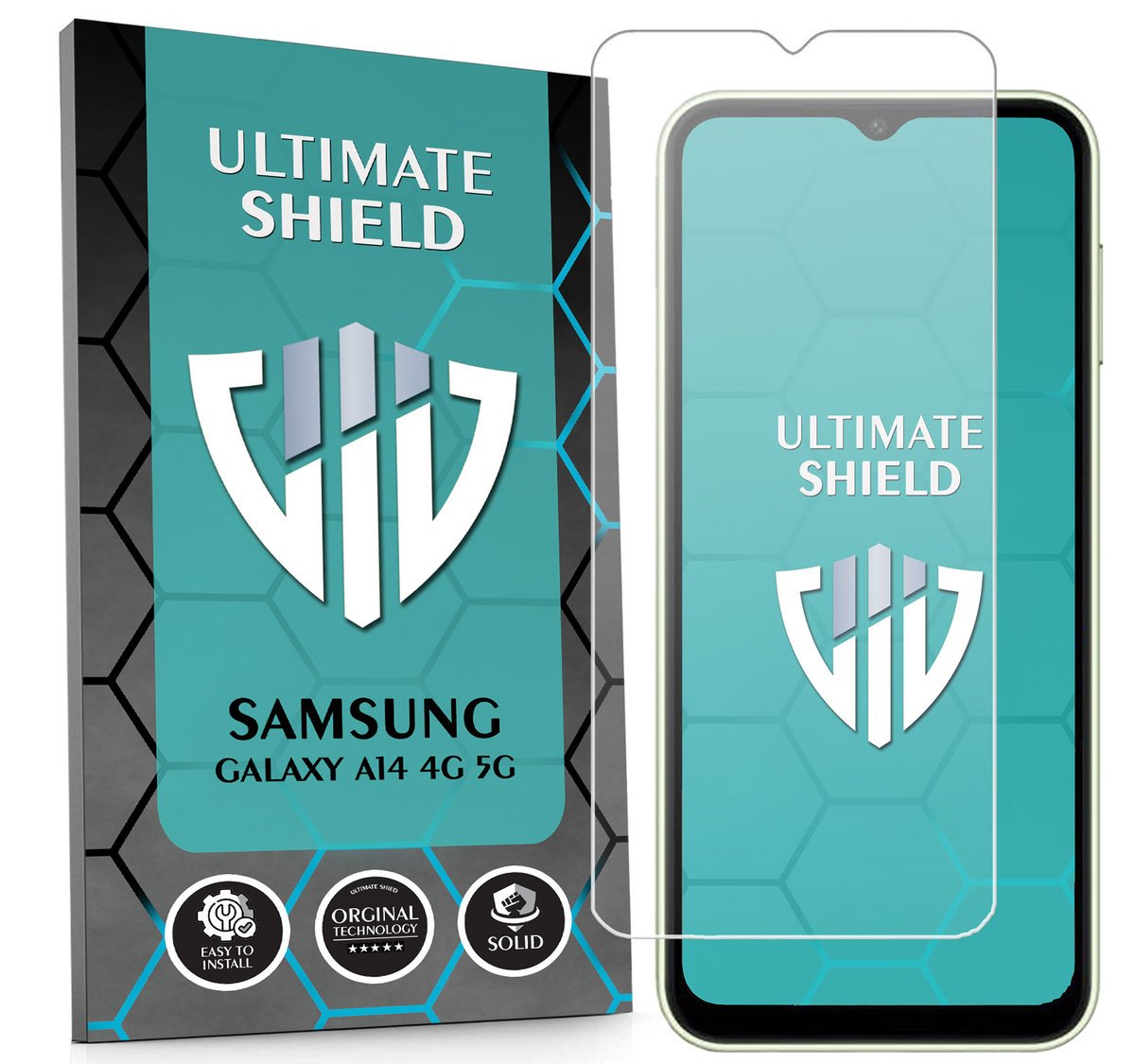WZMOCNIONE SZKŁO OCHRONNE SZYBKA SZKIEŁKO DO SAMSUNG GALAXY A14 4G 5G