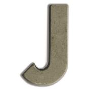 Decoupage - Aladine Litera J z betonu - miniaturka - grafika 1