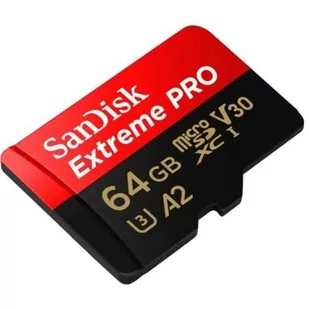 SanDisk microSDXC Extreme Pro 64GB SDSQXCY-064G-GN6MA - Karty pamięci - miniaturka - grafika 1