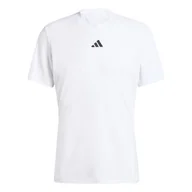 Koszulki sportowe męskie - Koszulka męska adidas  Airchil Tee Pro White L - miniaturka - grafika 1