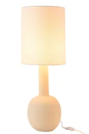 Oprawy, klosze i abażury - Lampa Stołowa + Klosz Kamień Beżowy/Biały - miniaturka - grafika 1