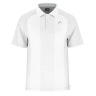 Koszulki sportowe męskie - Koszulka męska Head PERFORMANCE Polo Shirt Men WH XL - miniaturka - grafika 1