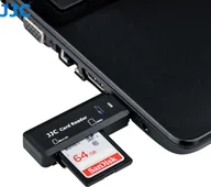 Czytniki kart pamięci - Czytnik JJC Czytnik kart pamięci JJC USB SD i microSD SDXC, SDHC null - miniaturka - grafika 1