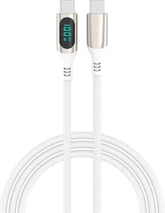 Kabel USB 4smarts 4Smarts USB-C Cable DigitCord 100W 3m baltas baltas - Kable USB - miniaturka - grafika 1