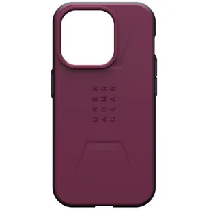 Etui UAG Civilian Magsafe do Apple iPhone 15 Pro Bordowy - Etui i futerały do telefonów - miniaturka - grafika 1