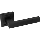 Klamki - Klamka do drzwi wewnętrznych na rozecie Cubus Czarna - miniaturka - grafika 1