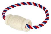 Zabawki dla psów - Kerbl Gryzak z trukwy na sznurku 20 cm [80788] - miniaturka - grafika 1
