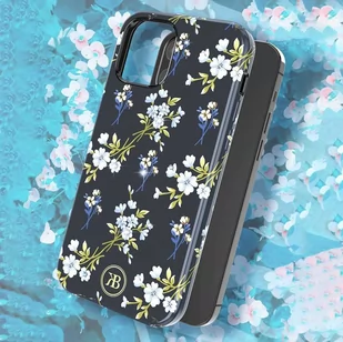 Kingxbar Blossom etui ozdobione oryginalnymi Kryształami Swarovskiego iPhone 12 Pro Max wielokolorowy (Gardenia) - Etui i futerały do telefonów - miniaturka - grafika 4