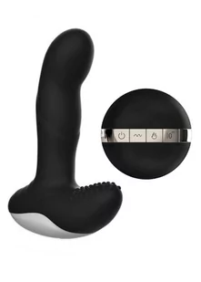boss of toys Wibrator-Silicone Massager USB 7 Function + Pulsator / Heating - Masażery prostaty - miniaturka - grafika 1