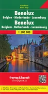 Atlasy i mapy - Benelux Belgia Holandia Luksemburg mapa 1:500 000 Freytag & Berndt - Freytag & Berndt - miniaturka - grafika 1