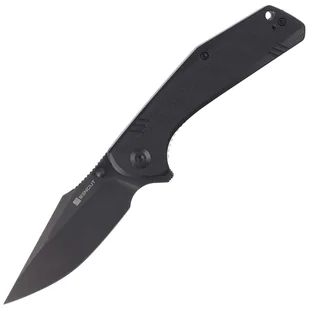 Nóż składany Sencut Actium Black G10, Black Stonewashed D2 (SA02C) - Noże - miniaturka - grafika 1