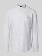 Koszule męskie - Koszula casualowa o kroju slim fit z kołnierzykiem typu button down - miniaturka - grafika 1