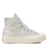 Trampki damskie - Trampki Converse Chuck Taylor All Star Lift Platform Butterflies A07538C Różowy - miniaturka - grafika 1