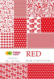 Blok A4/10 z motywami Red HAPPY COLOR - Powieści i opowiadania - miniaturka - grafika 1