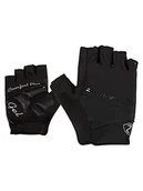 Rękawiczki - Ziener Damskie rękawiczki rowerowe CLAERA do roweru górskiego, rowerowego, krótkimi palcami, oddychające, amortyzujące, antypoślizgowe, czarne, 6, czarne - miniaturka - grafika 1