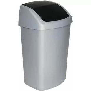 Kosz na śmieci Curver Swing Top ciemnoszary 50L - Kosze na śmieci - miniaturka - grafika 1