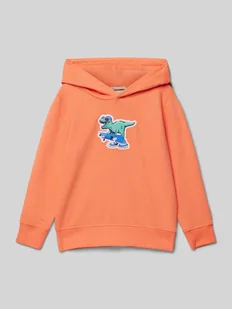 Bluza o kroju regular fit z mieszanki bawełny z kapturem i nadrukiem 3D - Swetry dla chłopców - miniaturka - grafika 1