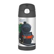 Termosy - Thermos Termos dziecięcy ze słomką 355 ml pociąg 120018 - miniaturka - grafika 1