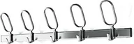 Wieszaki i stojaki - Wieszak listwa Birds On A Wire z polerowanego aluminium 5 wieszaków - miniaturka - grafika 1