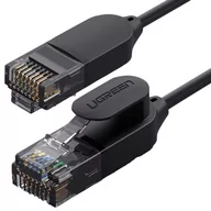Patchcordy - Ugreen kabel przewód internetowy sieciowy Ethernet patchcord RJ45 Cat 6A UTP 1000Mbps 5 m czarny (70654) - miniaturka - grafika 1
