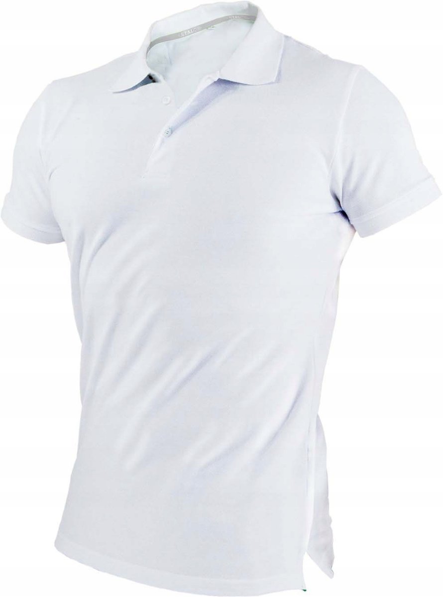 STALCO KOSZULKA POLO GARU BIAŁA L S-44669