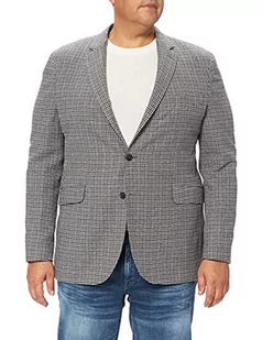 Hackett London Męska kurtka Wl Grey/Blue Gunclub, 9Bfgrey/granatowy, 36 - Kurtki męskie - miniaturka - grafika 1