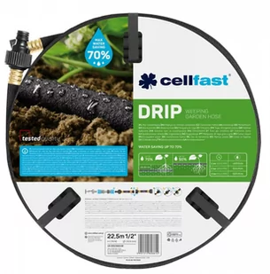 Cellfast Wąż nawadniający Drip 1/2" 22,5m - Węże ogrodowe i zraszacze - miniaturka - grafika 1