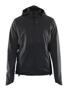 Craft ADV UNIFY LUMEN kurtka damska w czasie wolnym, czarna, odblaskowa kurtka outdoorowa damska, podszewka z siateczki, 2 kieszenie zapinane na zamek błyskawiczny, regulowany kaptur, wiatrówka damska - Kurtki damskie - miniaturka - grafika 1