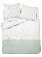 Pościel - Detexpol Pościel bawełniana 220x200 biała beżowa miętowa 5111 A Bawełna 32 - miniaturka - grafika 1