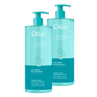 Kosmetyki kąpielowe dla dzieci - Zestaw Oillan, olejkowy żel do mycia, od 1 dnia życia, 2 x 750 ml - miniaturka - grafika 1