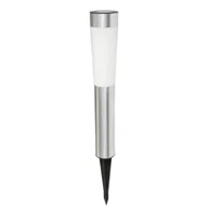 Lampy ogrodowe - Lampa solarna ogrodowa 56 cm srebrna - miniaturka - grafika 1