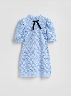 Reserved - Koronkowa sukienka - jasnoniebieski - Sukienki - miniaturka - grafika 1