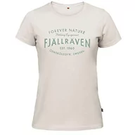 Koszulki i topy damskie - Fjallraven Est 1960 T-shirt damski biały Chalk White M F89979 - miniaturka - grafika 1