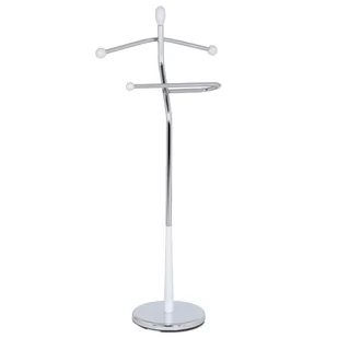 Cichy sługa 82646 WT chrom/biały, 118 cm - Inne meble do salonu - miniaturka - grafika 1